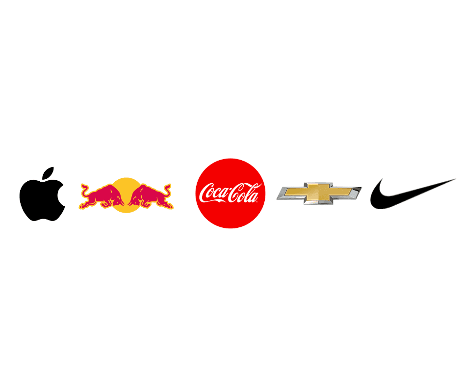 various brand logos