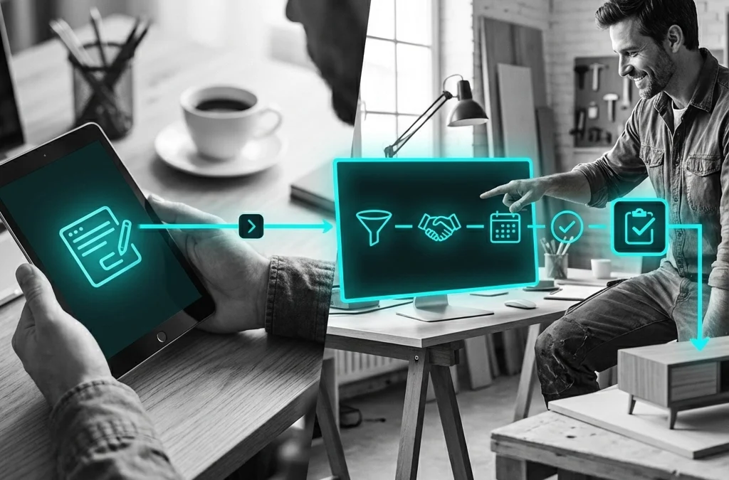 From Web Lead to Booked Job: Streamlining the Customer Journey with Your CRM